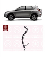 Diesel-EinfüLlstutzen Schlauch Rohr FüR Toyota RAV-4 III 2005-2013 77201-42150