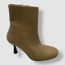 $725 ATP Atelier Women's Beige Carisio Lambskin Ankle Bootie Boot Shoes Size 36