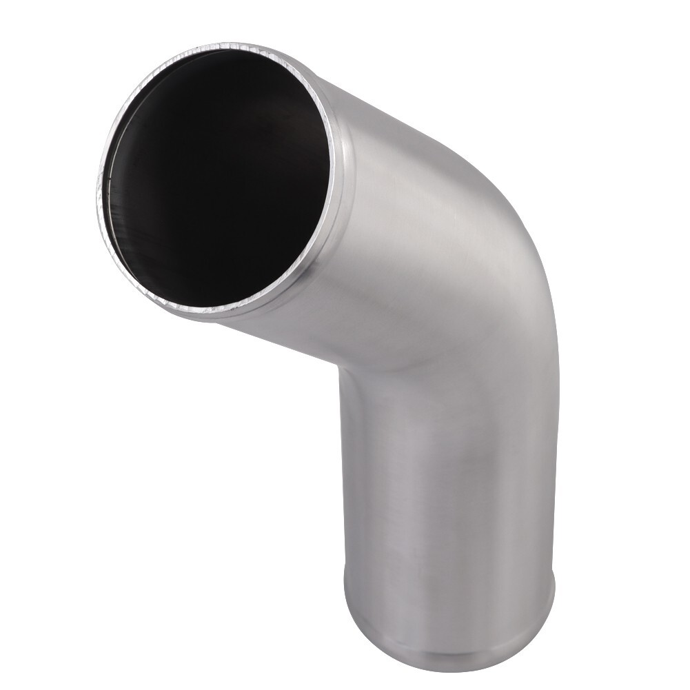 45 Degree 63.5mm 2.5 inch Aluminum Intercooler Intake Pipe Piping Tube hose 30cm