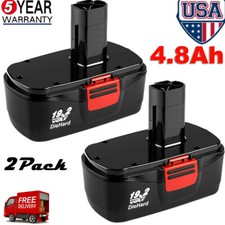 2Pack for Craftsman 19.2 Volt 11375 Battery C3 DieHard 130279005 11376 130279003