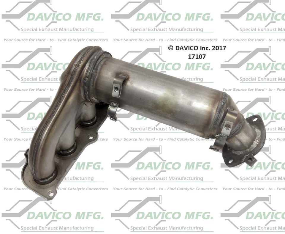 Convertidor catalítico - ajuste exacto - colector Davico 17107 Foto 2 de 4