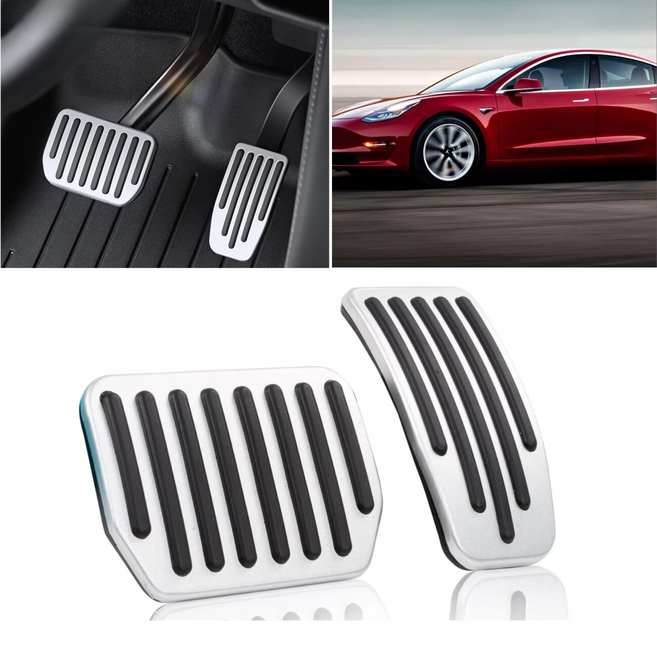 For Tesla Model 3 Model Y Brake Foot Pedal Pad Cover Non-Slip Car Accessories