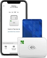 *UNLOCKED* First Data Clover GO V3 EMV NFC BLUETOOTH Mobile Credit Card Reader