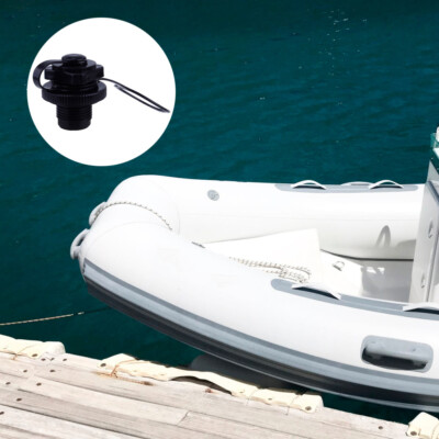 2PCS Inflatable Boat Air Valve Cap Plugs Kit, Replacement Parts For Kayak Canoe Raft