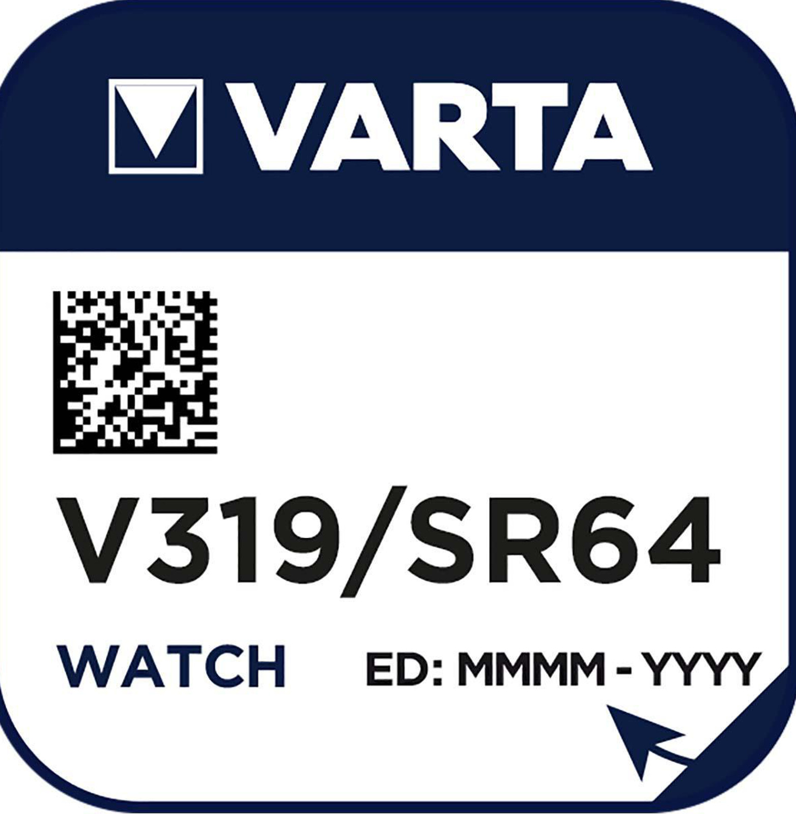 3x Varta Watch V 319 Button Cell SR 527 SW V319 22mAh 1,55 V 3x 1er Blister