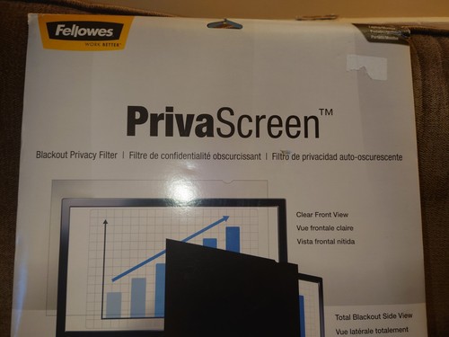 Fellowes Blackout Privacy Filter 24 Inch 16:10 4801601  - Picture 2 of 7