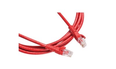 5'' Dolphin Components DC-5ePC-5-R3 CAT-5E Patch Cord (3 Piece per Bag) (Bag 10)
