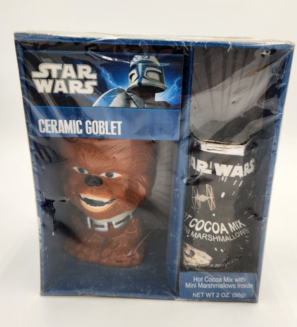 Star Wars Chewbacca Goblet Coffee Mug Galorie Yeti Brown New