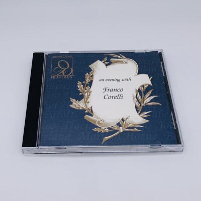 An Evening with Franco Corelli by Franco Corelli CD, 1999 Opera D'Oro Recitals