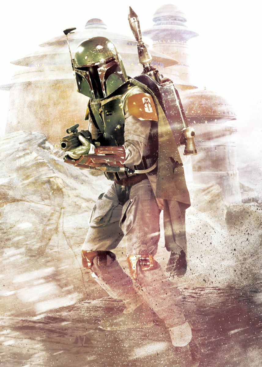 Star Wars Boba Fett Metal Poster Star Wars Mandalorian 7x11 12x18