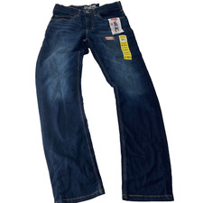 New Levis Signature Blue Skinny leg Jeans Boys 16 Reg S26 extra slim fit dark