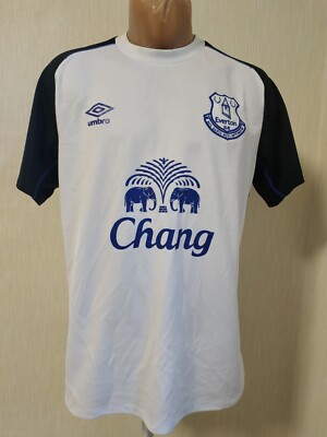 Everton football jersey training shirt Umbro size M | eBay