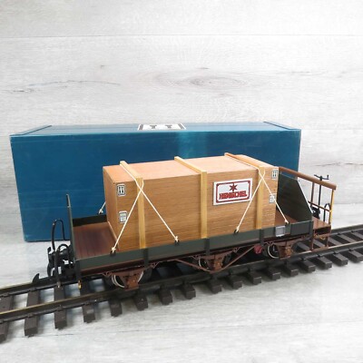 MAGNUS - Spur G - 3achsig Güterwagen + Holzkiste - OVP - #CJ9617