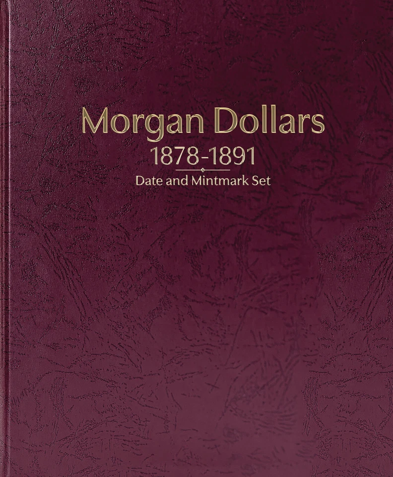 Álbum de monedas Whitman Prestige™ - Dólares Morgan: conjunto de fecha y marca de ceca de 1878-1891 Foto 2 de 4