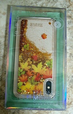 Luxmo iPhone  X Quicksand Glitter Dynamic Clear Liquid Rugged Clip Case Cover US