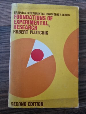 Foundations Of Experimental Research By Robert Plutchik 1974 Paperback