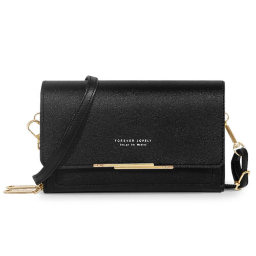 Women's Shoulder Bag Multi Compartment Zip Wallet Crossbody Phone Purse - Picture 12 of 21