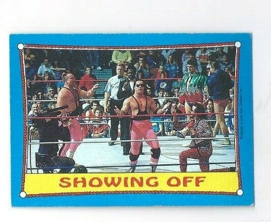 1987 Topps WWF - The Hart Foundation #63 (RC) for sale