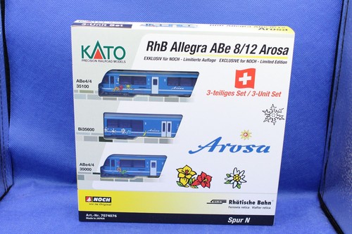 Kato 74076 Triebwagen RHB Allegra ABe 8/12"Arosa"3500 in blau/NEU/OVP | Zustand: Neu