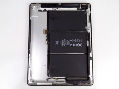 Apple A1376 969TA057H Akku Batterie Battery für iPad 2 (A1396) mit Cover, Silber
