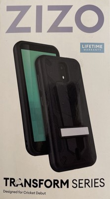 Cricket Debut Case Zizo Transform Series Black Cover New