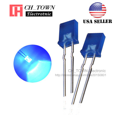 2x5x7mm Blue Diffused Rectangle LED Rectangular Leds Free Shipping 100pcs