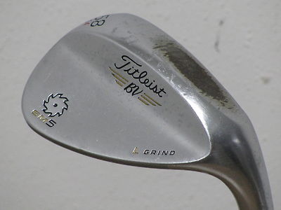 Titleist Vokey SM5 Tour Chrome L Grind 58* Wedge Stiff Flex