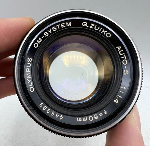 Olympus G Zuiko Auto-S Objektiv 50 mm F1,4 OM Halterung für Spiegelreflex-/spiegellose Kameras - Bild 1 von 14