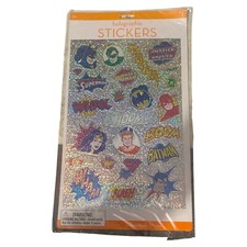 Justice League Holographic 24 Stickers Wonder Woman Flash Batman Superman
