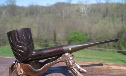 Dr Grabow Riviera Imported Briar Carved Dublin Tobacco Smoking Estate Pipe VTG