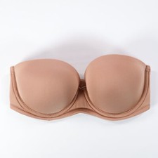Wacoal Bra Size 32D Red Carpet Convertible Strapless Contour Beige 854119 EUC