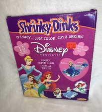 New 2002 Spin Master Disney Princess Belle Cinderella Ariel Shrinky Dinks Kit
