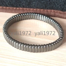 8x4mm Terahertz Wave Energy Stone Beads Stretch Reiki Healing Bracelet 7.5"