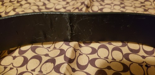 Chico's Rhinestone Bling Silver Buckle On Black Belt Size Medium - Picture 8 of 8