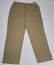 New W Tags Lee Womens Stretch Classic Khaki Pants Size 16 M