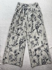 floral wide leg pants women Size Large