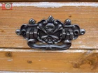 CAST IRON, PIRATE THEME HANDLE. Pull & Lift. Box, Treasure Chest, Coffin, Drawer
