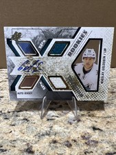 2015-16 SPx - Rookie Nikolay Goldobin  AUTO JERSEY /499 San Jose Sharks Acetate