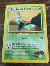 Pokemon Gym Heroes Brock's Golbat 39/132 Unlimited on eBay