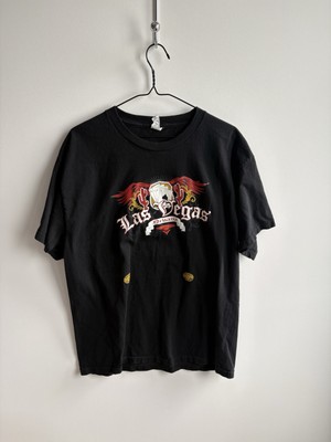 Alstyle Apparel Las Vegas Nevada Vintage Streetwear Y2K 90s Black Large T-shirt