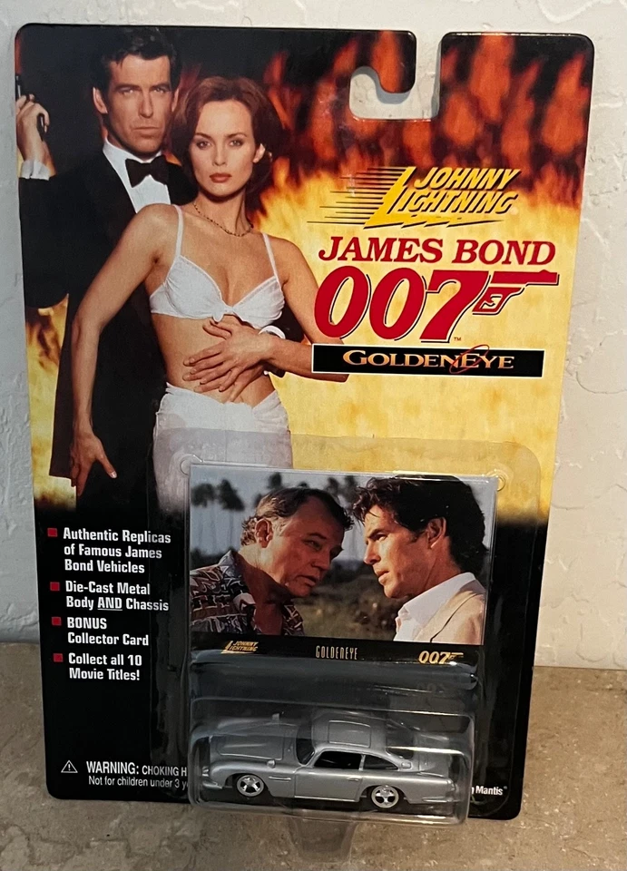 Johnny Lightning James Bond 007 GoldenEye Aston Martin 1:64 Die-Cast - Image 3 of 4