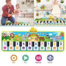 Klaviermatte Musikmatte Klavier Decke Für Kinder Bunten Tasten Tanzboden Teppich