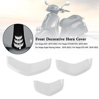 Front Horn Cover Decoration Trim For Vespa Sprint 300 GTS 300 HPE GTV White UE