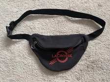 Comfort Colors Fanny Pack Shoulder Bag “La Crosse” Black Adjustable