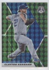 2021 Panini Mosaic Green Mosaic Prizm Clayton Kershaw #32 0bt4