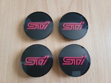 Set Of 4 Factory Genuine Oem 2007-2022 Subaru Wrx Sti Center Caps Pn 28821fe141