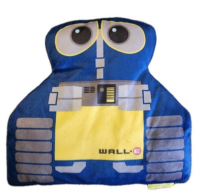 2008 Disney Pixar Wall E Robot Figure Blue Plush Toy Pillow WALL-E Home Decor