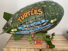 Tmnt Turtles Blimp 1988 Playmates Vintage 