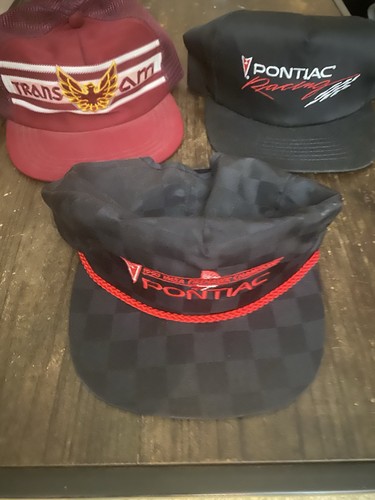 VINTAGE TRANS-AM SNAPBACK HATS PONTIAC FIREHAWK PONTIAC RACING