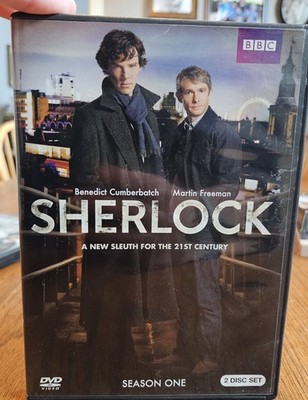 Sherlock Season One 2 Disk Set, Benedict Cumberbatch Martin Freeman BBC Series